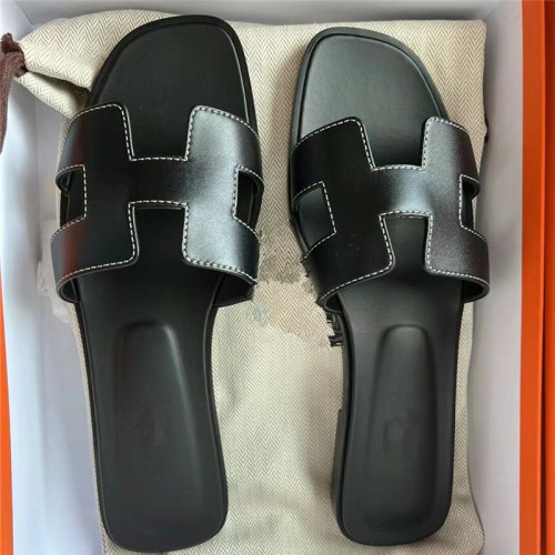 【升級版高品】25年新款全真皮全包款平底外穿拖鞋女 【平底款】