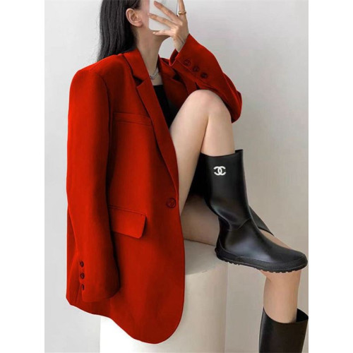 時尚灰色西裝外套女裝春秋季新款氣質休閒炸街流行冬款小個子西服