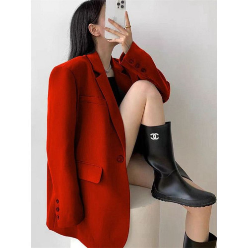 時尚灰色西裝外套女裝春秋季新款氣質休閒炸街流行冬款小個子西服