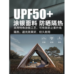 秋野地三角自動速開帳篷戶外可攜式露營公園沙灘遮陽室內兒童野餐帳