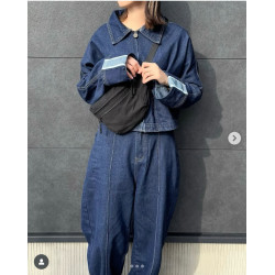 出口日本胸包多巴胺防水尼龍布男女休閒多隔層戶外山系斜後後背包