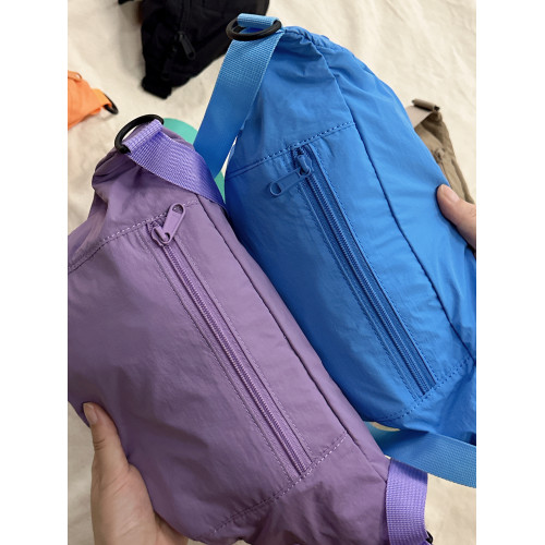 出口日本胸包多巴胺防水尼龍布男女休閒多隔層戶外山系斜後後背包