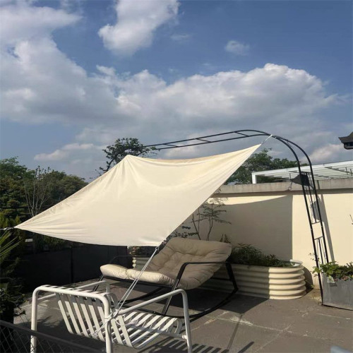 加厚牛津布遮陽帆春季露營度假防曬防雨天幕庭院戶外四角遮陽棚