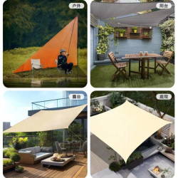 天幕遮陽布三角形加厚牛津布戶外雨棚泳池庭院陽台防曬防水遮陽帆