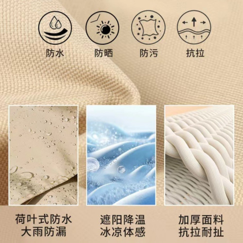 天幕遮陽布三角形加厚牛津布戶外雨棚泳池庭院陽台防曬防水遮陽帆