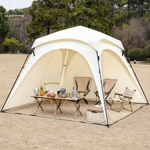 自動桿速開戶外穹頂天幕帳篷黑膠防曬露營遮陽棚可攜式防風防雨 自動桿速開戶外穹頂天幕帳篷黑膠防曬露營遮陽棚可攜式防風防雨