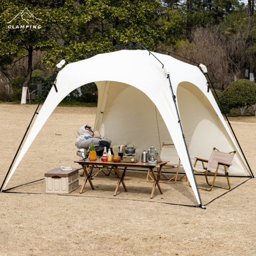 自動桿速開戶外穹頂天幕帳篷黑膠防曬露營遮陽棚可攜式防風防雨 自動桿速開戶外穹頂天幕帳篷黑膠防曬露營遮陽棚可攜式防風防雨