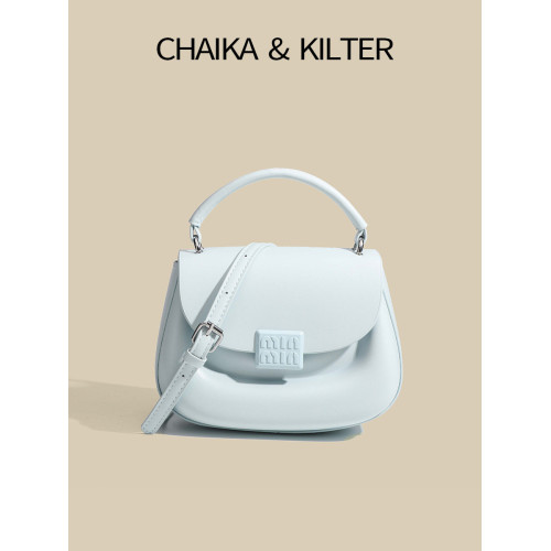 高級感時尚手拎馬鞍包包女2025夏季新款簡約百搭通勤包休閒斜後後背包