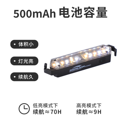 soomloom舒鹿戶外露營風繩燈帳篷燈天幕氛圍燈雙向磁吸多功能營燈