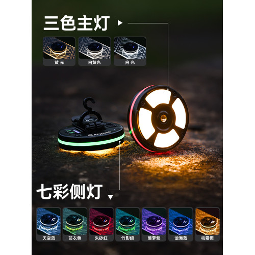 BLACKDOG黑狗露營燈戶外照明燈掛燈應急燈停電家用超長續航營地燈 BLACKDOG黑狗露營燈戶外照明燈掛燈應急燈停電家用超長續航營地燈