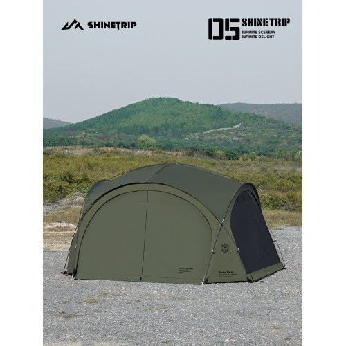 山趣戶外球形帳篷矇古包帳篷公園家庭聚會露營穹頂天幕帳篷二合一