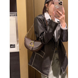 小衆設計高級感洋氣2025新款百搭時尚大容量半圓馬鞍包腋下包女潮