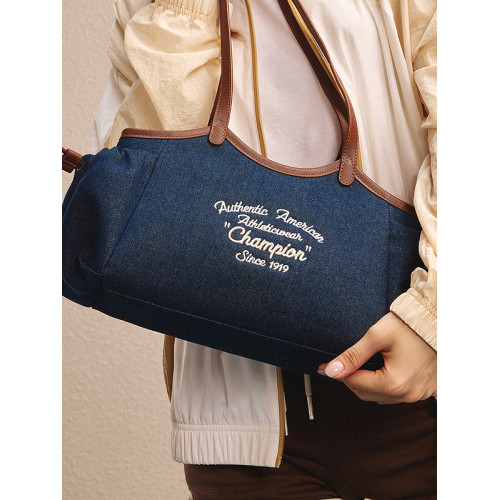 champion冠軍新款手提包女托特包單肩包包復古校園大容量春夏 champion冠軍新款手提包女托特包單肩包包復古校園大容量春夏