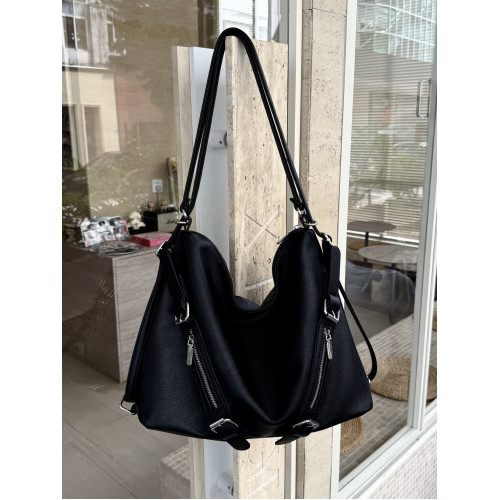 DIUDIU小衆設計大容量百搭單肩托特包一包多背斜後後背包機車雙肩包