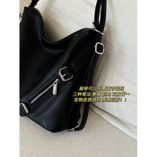 DIUDIU小衆設計大容量百搭單肩托特包一包多背斜後後背包機車雙肩包