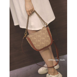 復古斜後後背包包女式2026新款馬鞍輕奢小衆高級感大容量春夏單肩腋下