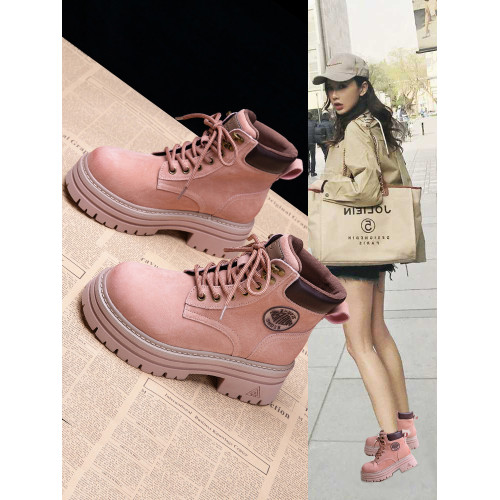 厚底馬丁靴女靴子短靴女款2026新款皮靴女靴靴鞋女真皮春季英倫風