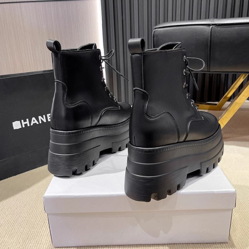 白色增高鞋cos20cm輕便增高長腿靴小個子漫展馬丁靴松糕厚底短靴