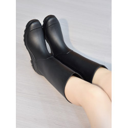 高筒雨鞋女成人防滑春洋氣雨靴日系時尚款外穿膠鞋長筒秋冬女水鞋