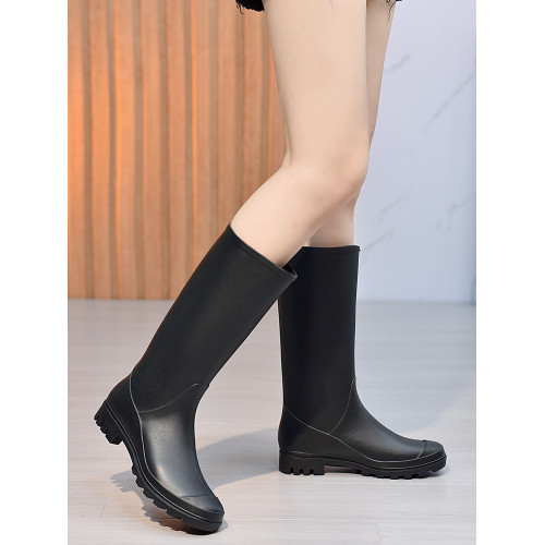 高筒雨鞋女成人防滑春洋氣雨靴日系時尚款外穿膠鞋長筒秋冬女水鞋 高筒雨鞋女成人防滑春洋氣雨靴日系時尚款外穿膠鞋長筒秋冬女水鞋