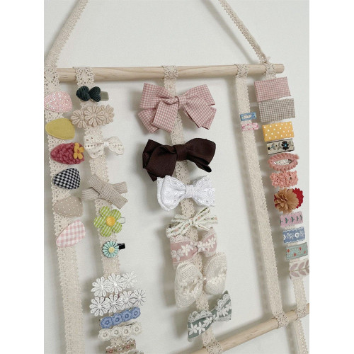 兒童髮夾收納女童髮飾髮箍寶寶頭飾髮卡壁掛衛生間牆上夾子展示架