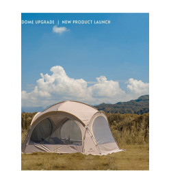 Mountainhiker山之客拉鍊款穹頂帳篷戶外圓形大天幕多人野營露營