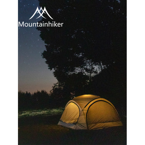 Mountainhiker山之客拉鍊款穹頂帳篷戶外圓形大天幕多人野營露營