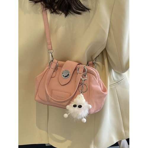 【有拉鍊暗袋】小衆設計夾口柔軟面料小包包手提斜後後背包2025新款 【有拉鍊暗袋】小衆設計夾口柔軟面料小包包手提斜後後背包2025新款