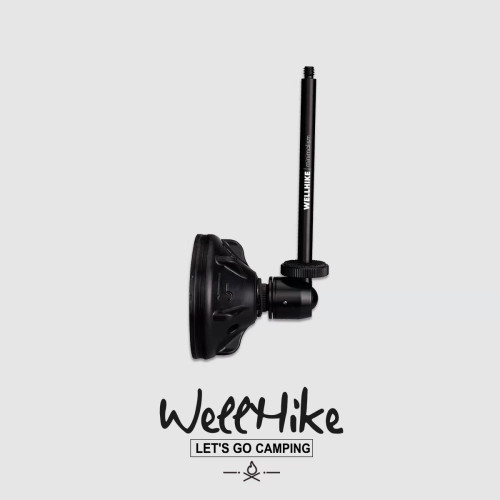 日式戶外露營車用LED氛圍燈38燈可攜式萬向可吸盤式金屬燈架