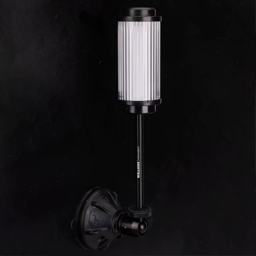 日式戶外露營車用LED氛圍燈38燈可攜式萬向可吸盤式金屬燈架