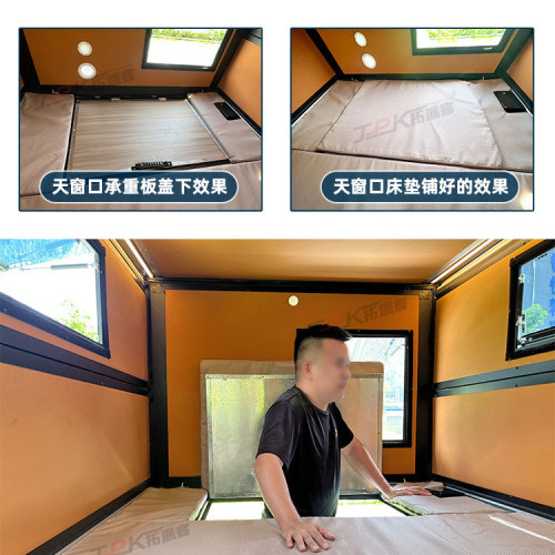 電動遙控升降車頂帳篷鋁合金天窗進入全自動折曡硬殼坦克300 鈦7