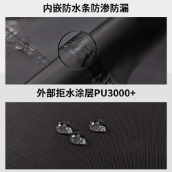 蝶形黑膠天幕帳篷戶外防風黑化露營防曬黑膠塗層防雨野營網紅遮陽