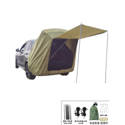 車用後備箱帳篷suv車尾兩用天幕延伸帳車頂汽車遊戶外遮陽棚