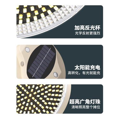 戶外露營燈超亮超長續航太陽能充電照明燈帳篷氛圍燈可移動led燈