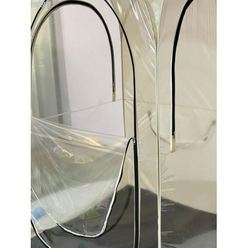 單人隔離釣魚棚曬背理髮擺攤保暖嬰兒老人曬太陽透明帳篷防風防雨