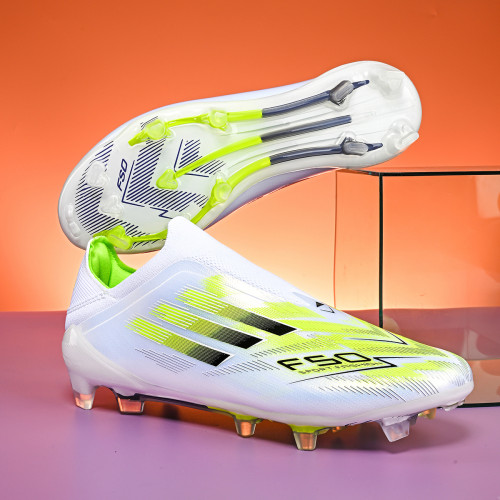 亞馬爾F50刺客足球鞋男速度戰靴AG長釘無鞋帶低幫TF碎釘比賽訓練