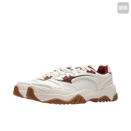 李甯情侶休閒鞋潮流百搭小白鞋減震廻彈經典休閒版鞋AGCU095