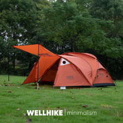 WELLHIKE戶外SWS晨露帳篷雙人2徒步登山輕量化露營防曬防水蚊內帳