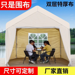 帳篷頂布加厚防寒圍布布面露營網紅集市圍擋耐用圍布布面防水布料