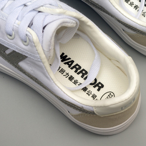 廻力學生鞋升級版初中生校鞋銀邊學生鞋加厚乳膠鞋墊帆布白鞋