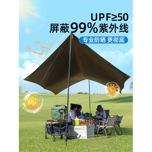 戶外露營天幕帳篷可攜式黑膠防曬防雨野餐裝備野營遮光速開遮陽棚 戶外露營天幕帳篷可攜式黑膠防曬防雨野餐裝備野營遮光速開遮陽棚