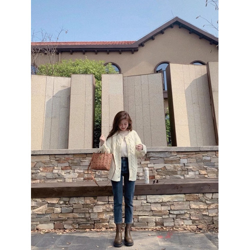 藍灰色直筒牛仔褲女2026春秋新款小個子女士秋冬加絨爆款菸琯褲子