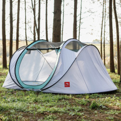【特價清倉】1秒速開船型帳篷3-4人防雨防曬全自動免搭建帳篷戶外
