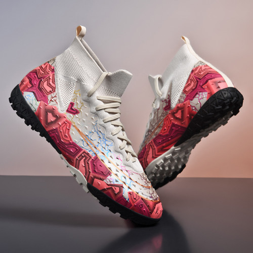 姆巴珮C羅刺客16兒童足球鞋男童學生長釘AG碎釘TF成人訓練鞋男女