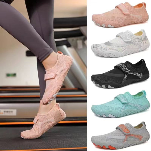 靜音跳繩鞋男女室內運動鞋防滑瑜珈普拉提深蹲跑步機鞋居家健身鞋