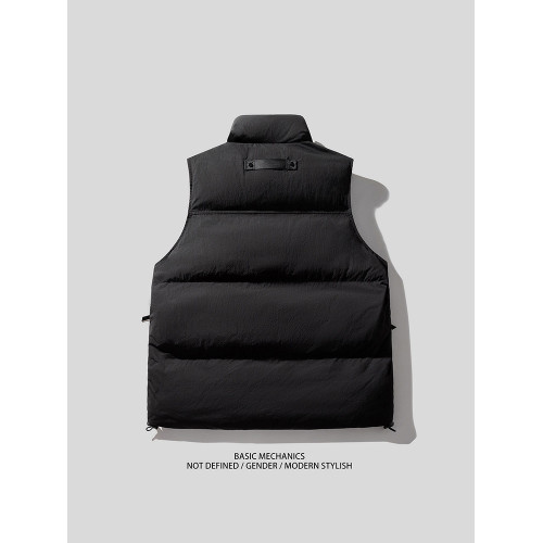 mYes牧野森男士加絨馬甲短款立領新款冬季無袖馬夾坎肩秋冬季外套 mYes牧野森男士加絨馬甲短款立領新款冬季無袖馬夾坎肩秋冬季外套