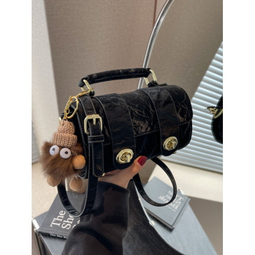 波士頓小包包女士百搭2024新款單肩斜後後背包今年流行爆款手提枕頭包