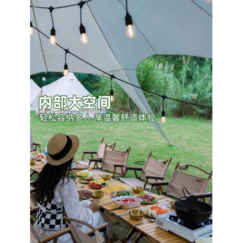 網紅六角天幕帳篷戶外露營庭院防曬大型萬重山八爪魚穹頂天幕便捷 網紅六角天幕帳篷戶外露營庭院防曬大型萬重山八爪魚穹頂天幕便捷