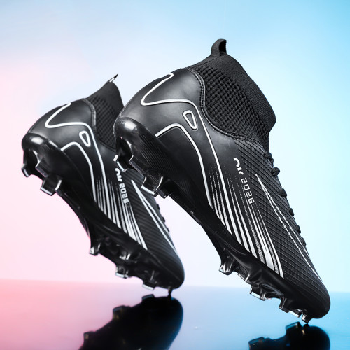 刺客16足球鞋男TF碎釘AG長釘青少年中小學生兒童專業訓練高幫球鞋