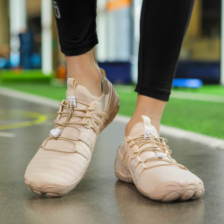 男女室內綜合訓練鞋防滑耐磨跳繩鞋輕便軟底健身鞋減震透氣運動鞋